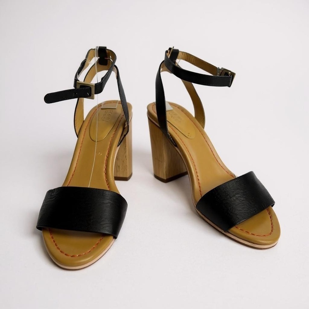 See by Chloe Ankle Strap Heels Black